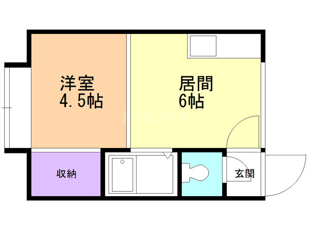 北海道札幌市白石区栄通１３ 南郷１３丁目駅 1DK アパート 賃貸物件詳細