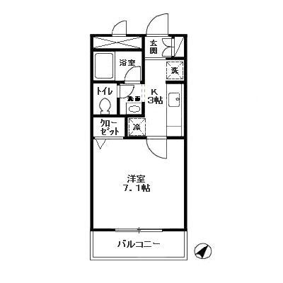 茨城県つくば市松代１ つくば駅 1K マンション 賃貸物件詳細