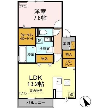 茨城県つくば市みどりの東 みどりの駅 1LDK アパート 賃貸物件詳細