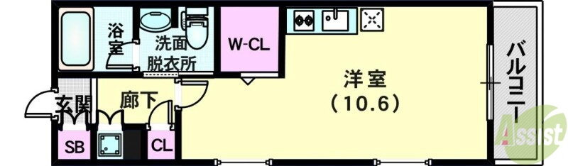 兵庫県神戸市中央区雲井通３ 三ノ宮駅 ワンルーム マンション 賃貸物件詳細