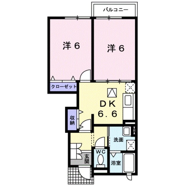 神奈川県相模原市緑区久保沢３ 橋本駅 2DK アパート 賃貸物件詳細