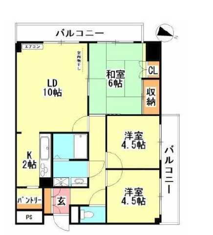 神奈川県川崎市中原区上小田中６ 武蔵中原駅 3LDK マンション 賃貸物件詳細