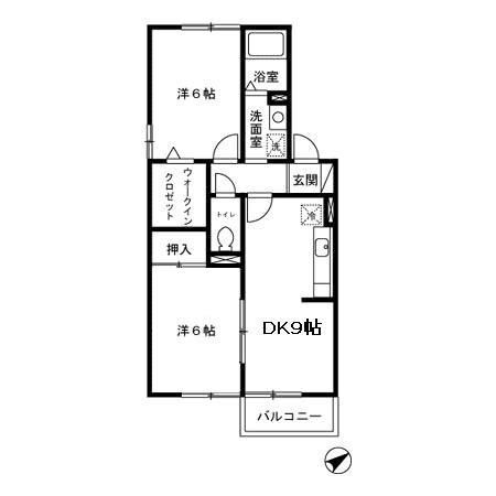 福岡県福岡市東区唐原２ 唐の原駅 2DK アパート 賃貸物件詳細