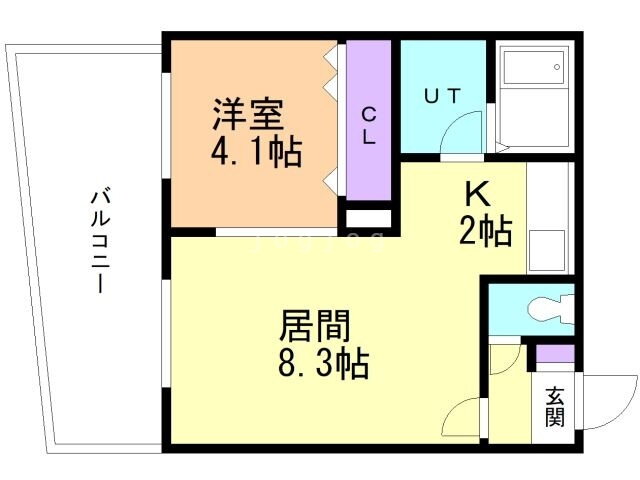 プリマベーラ二十四軒 2階 1LDK 賃貸物件詳細