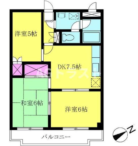 埼玉県上尾市中妻３ 北上尾駅 3DK アパート 賃貸物件詳細