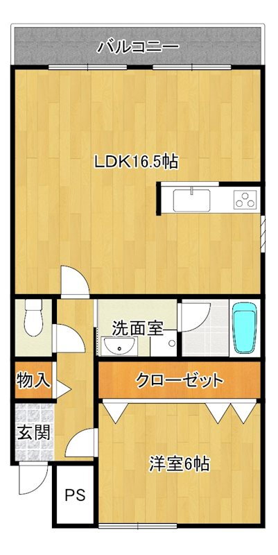 アン・ブルー 1階 1LDK 賃貸物件詳細