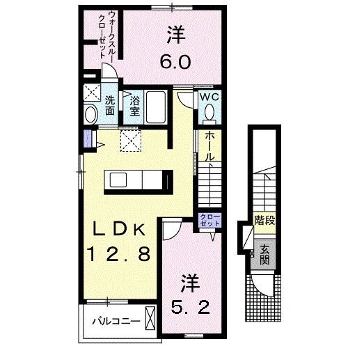 三重県伊賀市小田町 西大手駅 2LDK アパート 賃貸物件詳細