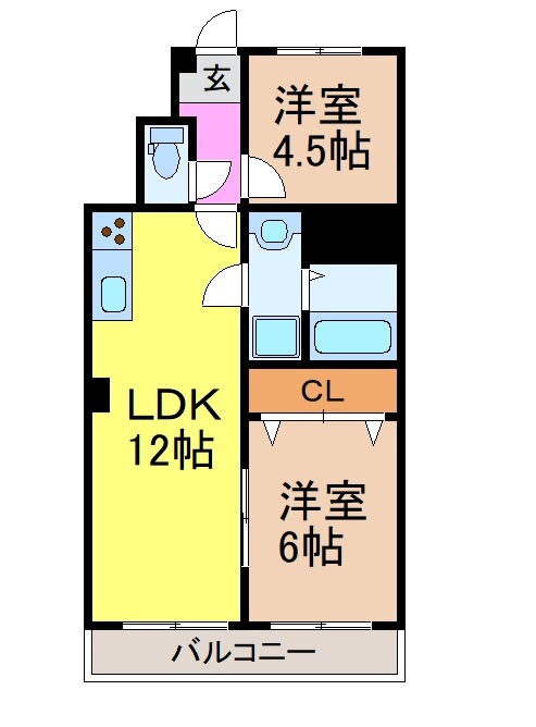 愛知県名古屋市南区岩戸町 妙音通駅 2LDK マンション 賃貸物件詳細