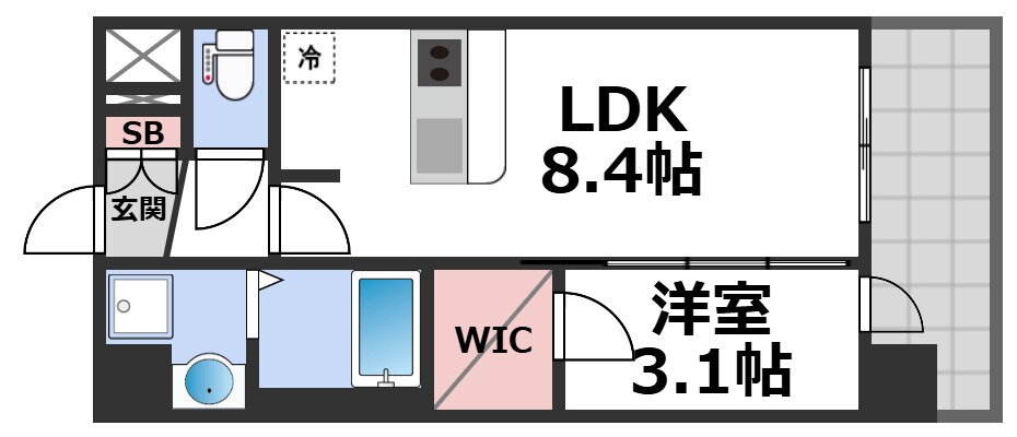 大阪府大阪市東成区東小橋３ 鶴橋駅 1LDK マンション 賃貸物件詳細
