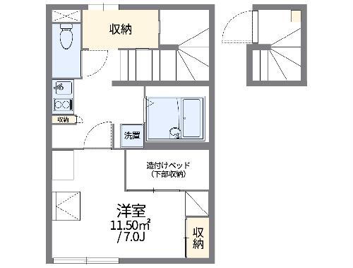 東京都世田谷区粕谷２ 千歳烏山駅 1K アパート 賃貸物件詳細