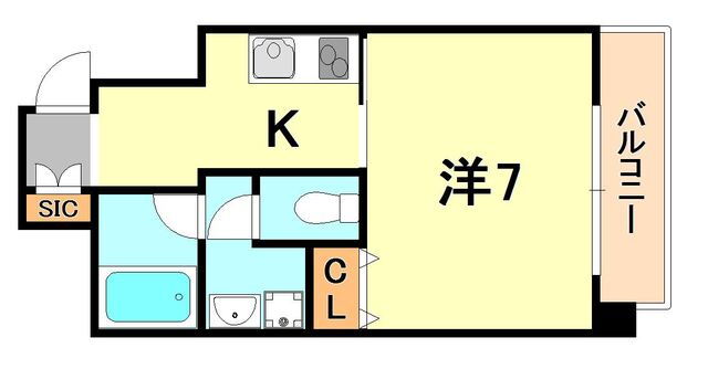 兵庫県神戸市兵庫区塚本通１ 兵庫駅 1K マンション 賃貸物件詳細