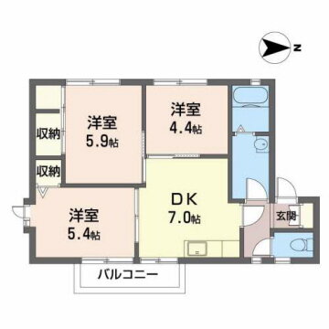 兵庫県加西市北条町横尾 北条町駅 3DK アパート 賃貸物件詳細