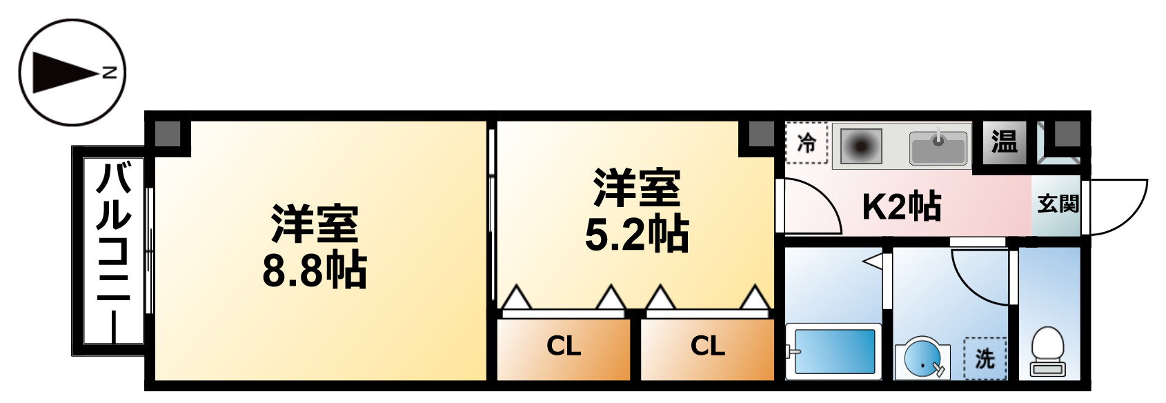 千葉県茂原市茂原 茂原駅 2K マンション 賃貸物件詳細