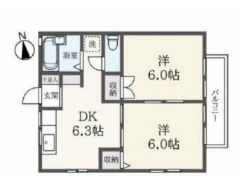 神奈川県横浜市戸塚区平戸４ 東戸塚駅 2DK アパート 賃貸物件詳細