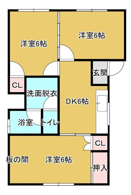 新潟県長岡市山田２ 長岡駅 3DK アパート 賃貸物件詳細