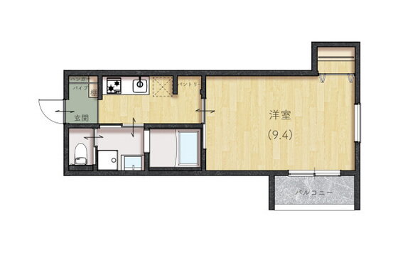 広島県広島市南区宇品海岸２ 海岸通駅 1K アパート 賃貸物件詳細