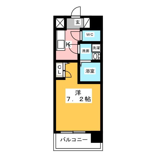 愛知県名古屋市西区名駅２ 名古屋駅 1K マンション 賃貸物件詳細
