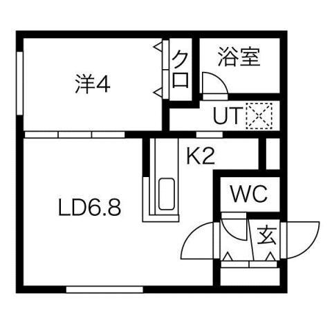 北海道札幌市西区発寒三条２ 発寒南駅 1LDK マンション 賃貸物件詳細