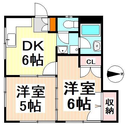 東京都中野区東中野３ 東中野駅 2DK アパート 賃貸物件詳細