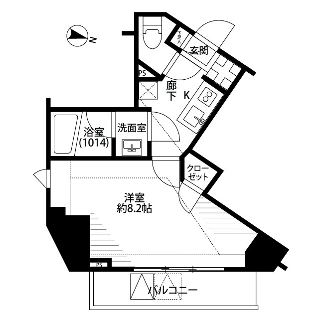 東京都北区神谷１ 王子神谷駅 1K マンション 賃貸物件詳細
