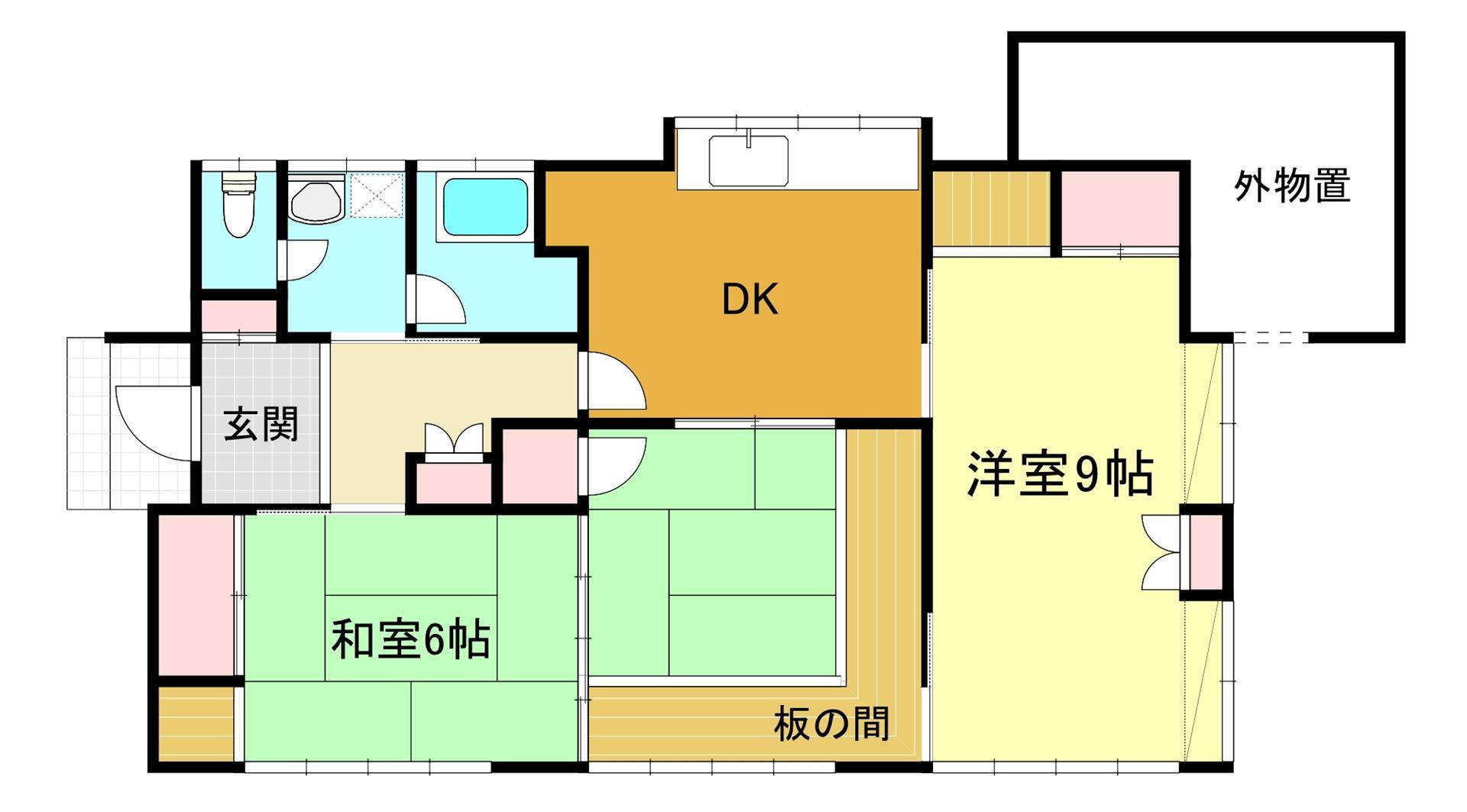 相生町２丁目一戸建 3DK 賃貸物件詳細