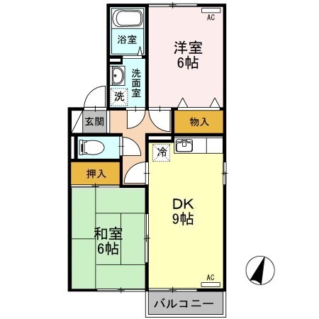 新潟県五泉市白山 北五泉駅 2DK アパート 賃貸物件詳細