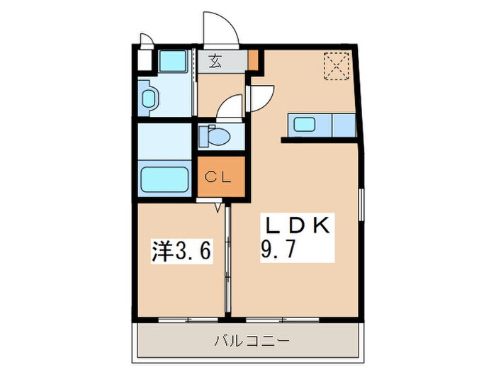 サントリーニ横浜 4階 1LDK 賃貸物件詳細