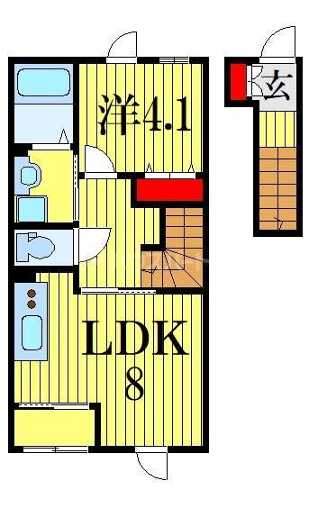 千葉県鎌ヶ谷市新鎌ケ谷３ 新鎌ヶ谷駅 1LDK アパート 賃貸物件詳細