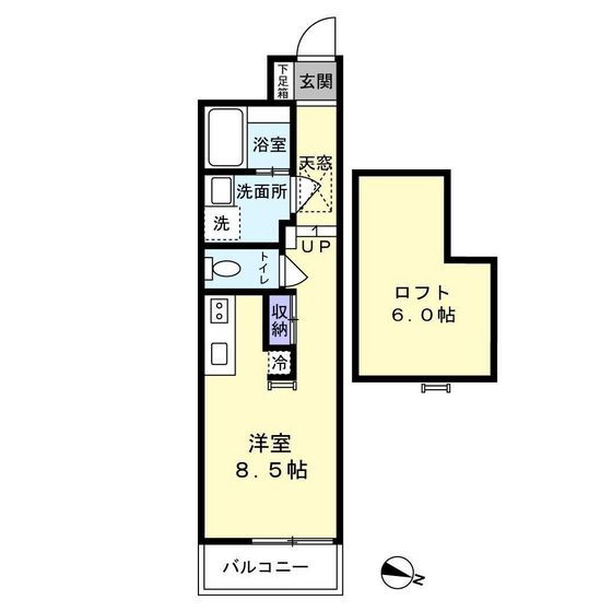 岡山県岡山市北区学南町２ ワンルーム アパート 賃貸物件詳細