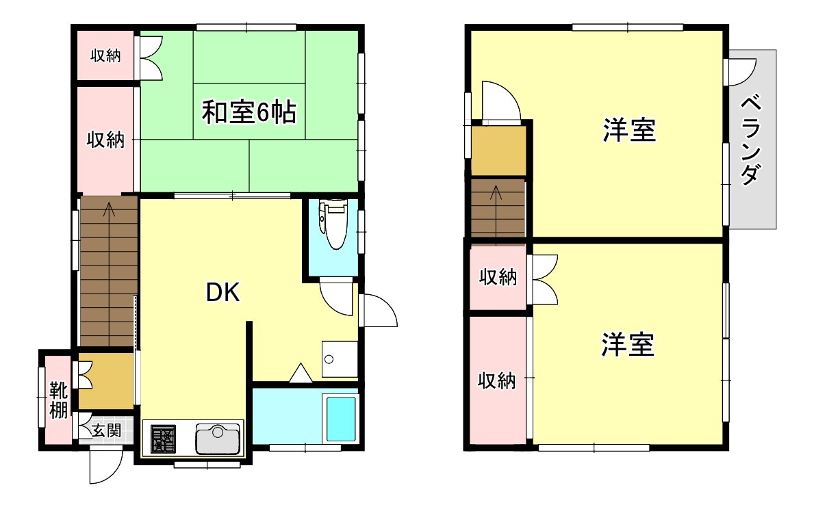 埼玉県三郷市戸ケ崎 八潮駅 3DK 一戸建て 賃貸物件詳細