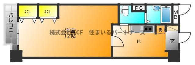 福岡県久留米市梅満町 久留米駅 1K マンション 賃貸物件詳細