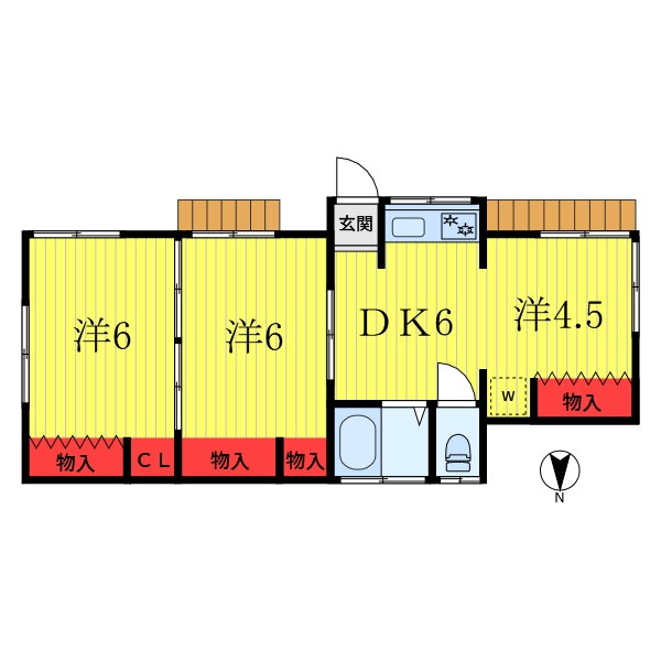 東京都板橋区中台１ 上板橋駅 3DK アパート 賃貸物件詳細