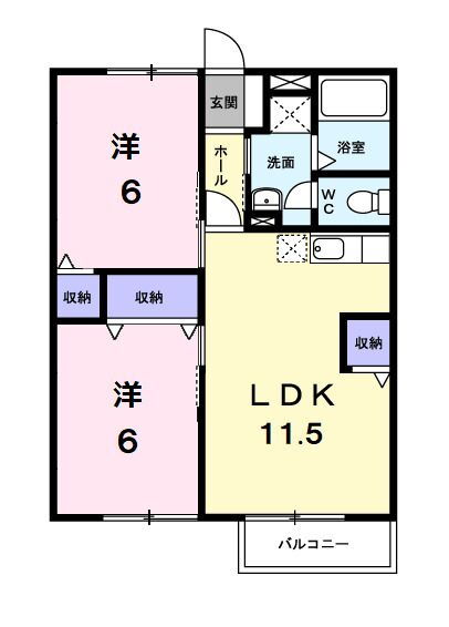 三重県松阪市嬉野野田町 伊勢中川駅 2LDK アパート 賃貸物件詳細