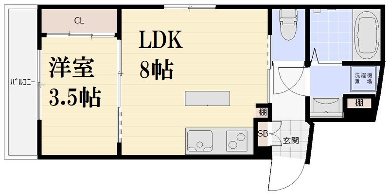 兵庫県西宮市津門宝津町 西宮駅 1LDK マンション 賃貸物件詳細
