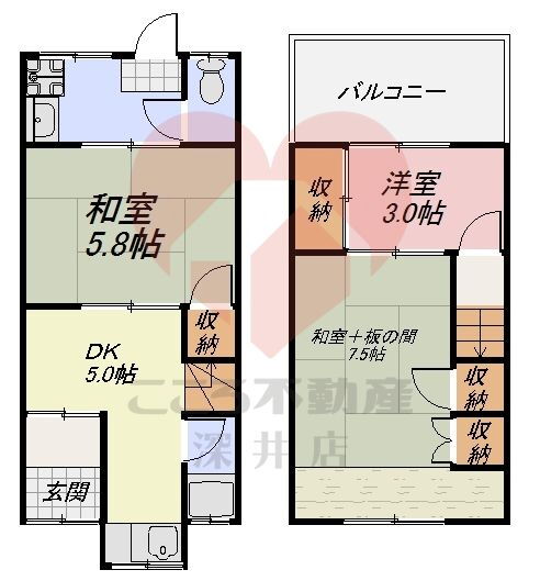 大阪府泉大津市東助松町１ 北助松駅 3DK 一戸建て 賃貸物件詳細