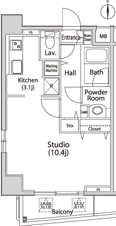 東京都港区西麻布２ 六本木駅 ワンルーム マンション 賃貸物件詳細