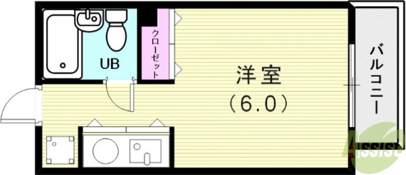兵庫県神戸市垂水区福田３ 塩屋駅 ワンルーム マンション 賃貸物件詳細