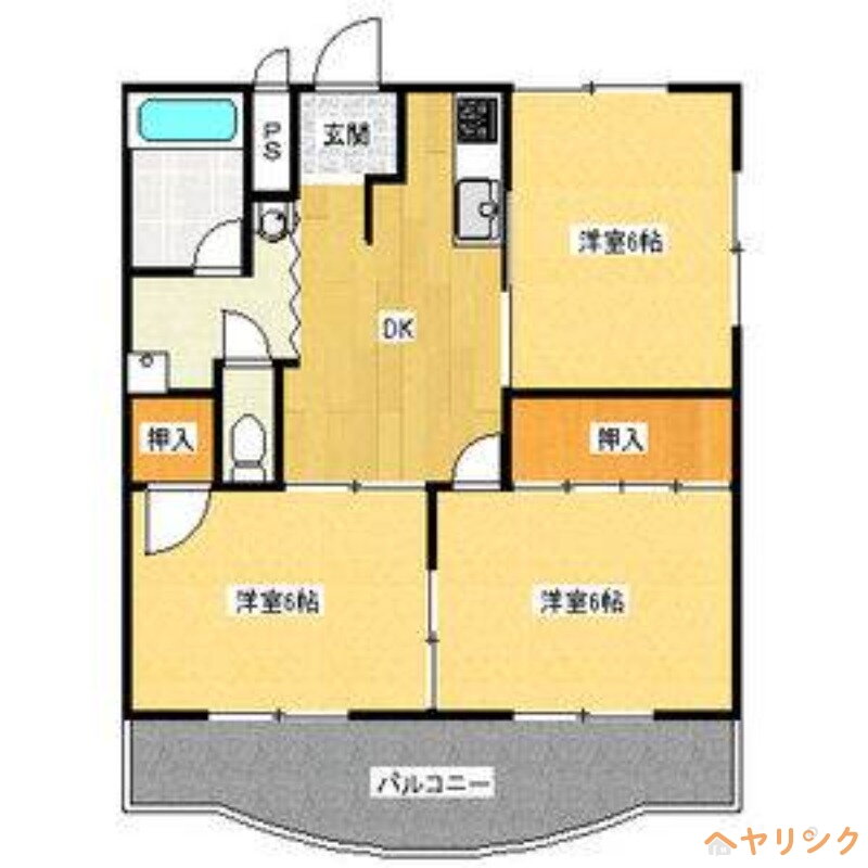 愛知県長久手市岩作西島 はなみずき通駅 3DK マンション 賃貸物件詳細