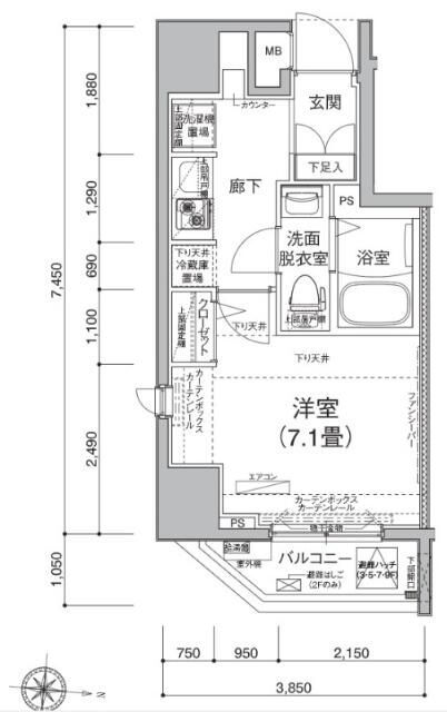 東京都江東区扇橋１ 清澄白河駅 1K マンション 賃貸物件詳細