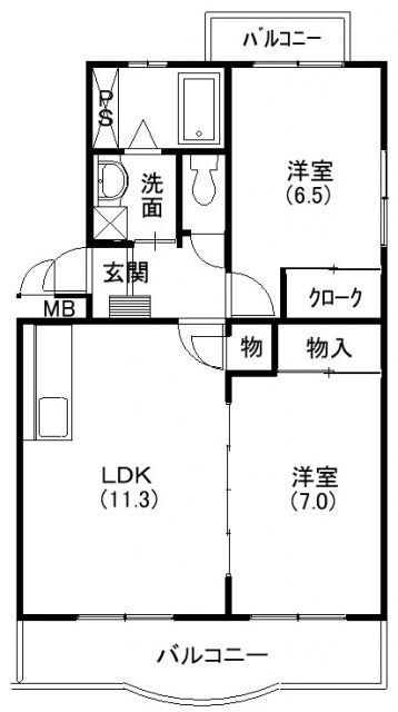静岡県浜松市中央区本郷町 浜松駅 2LDK マンション 賃貸物件詳細