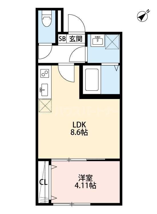 セシボン江戸川２０ 2階 1LDK 賃貸物件詳細
