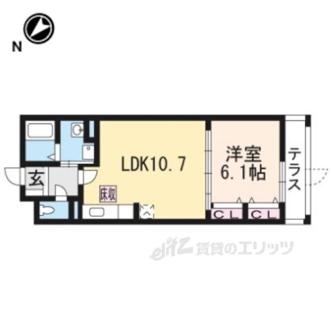 京都府八幡市橋本東浄土ケ原 橋本駅 1LDK アパート 賃貸物件詳細