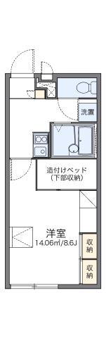 群馬県伊勢崎市東町 国定駅 1K アパート 賃貸物件詳細