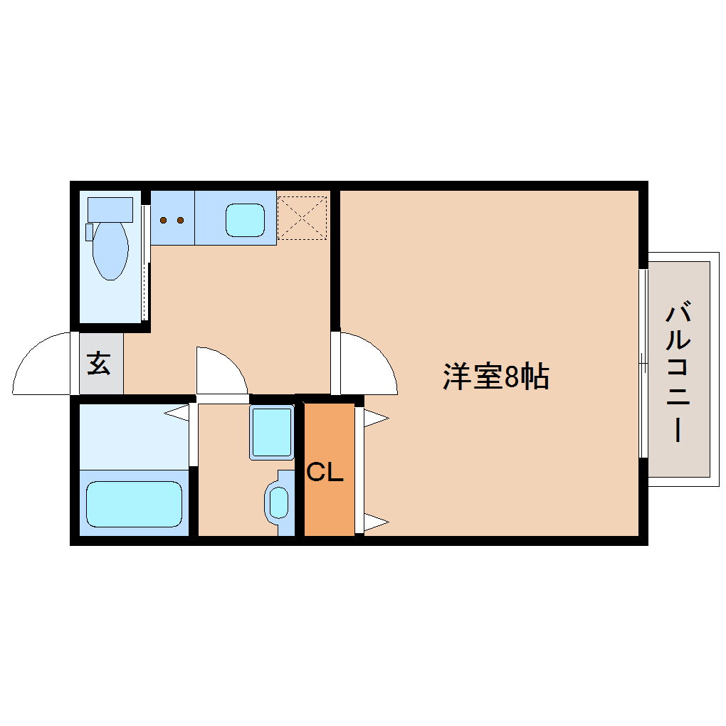 宮城県仙台市若林区南小泉３ 薬師堂駅 1K アパート 賃貸物件詳細