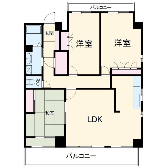 愛知県名古屋市名東区香流１ 上社駅 3LDK マンション 賃貸物件詳細