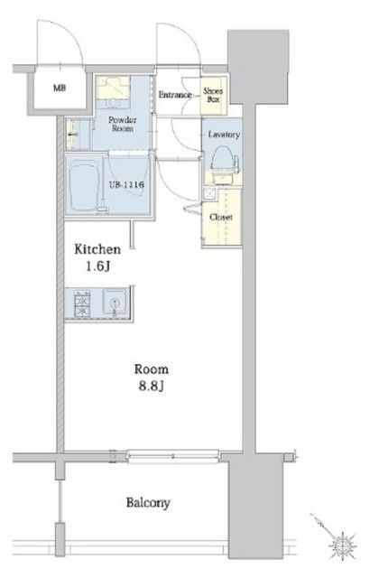 福岡県福岡市博多区博多駅南３ 東比恵駅 1K マンション 賃貸物件詳細
