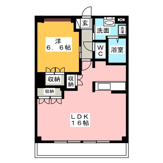 愛知県一宮市馬見塚字西ノ山 尾張一宮駅 1LDK マンション 賃貸物件詳細