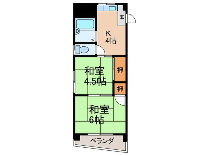 ストークインラピタ 4階 2K 賃貸物件詳細