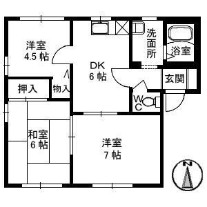 岡山県岡山市南区当新田 備前西市駅 3DK アパート 賃貸物件詳細