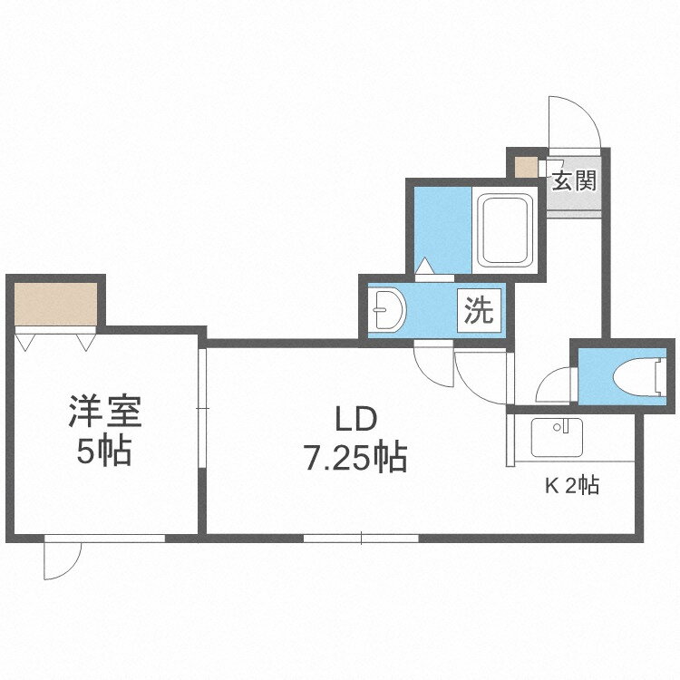 北海道札幌市東区北三十五条東１０ 新道東駅 1LDK アパート 賃貸物件詳細